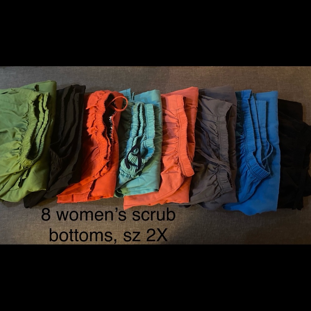 8 pairs woman’s Scrubstar pants!